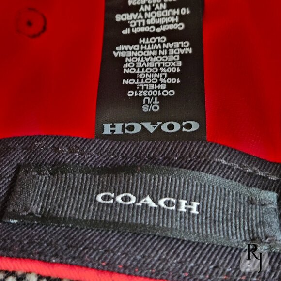 Coach Women’s Baseball Hat – Red | NWT - Picture 10 of 10